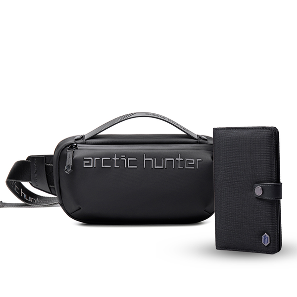 Pack : Sac de Poitrine SP02 + Portefeuille - Arctic Hunter