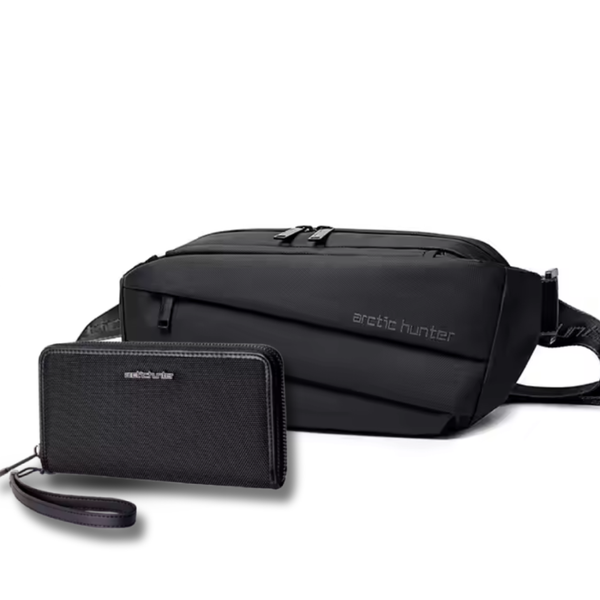 Pack : Sac de Poitrine SP029 + Portefeuille - Arctic Hunter