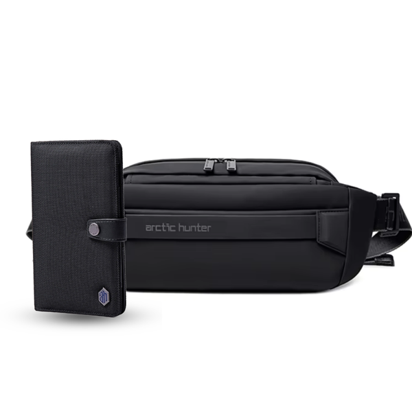 Pack : Sac de Poitrine SP043 + Portefeuille - Arctic Hunter
