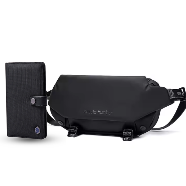 Pack : Sac de Poitrine SP047 + Portefeuille - Arctic Hunter